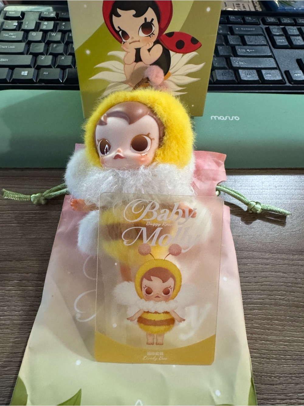 Pop Mart Baby Molly Buggy Roam plush pendant - Picture 2 of 3